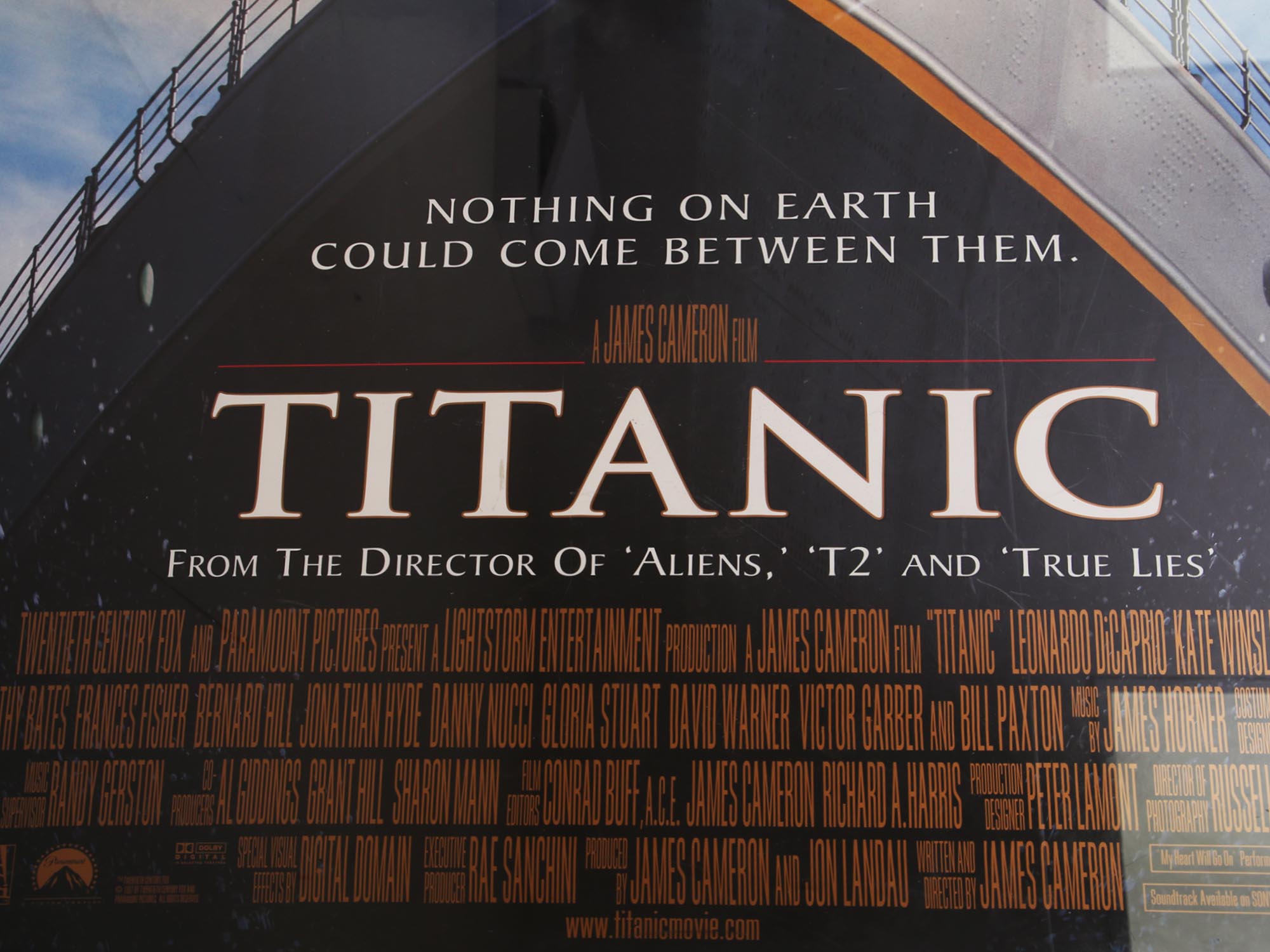 AMERICAN PROMO POSTER LEO DICAPRIO TITANIC MOVIE PIC-2